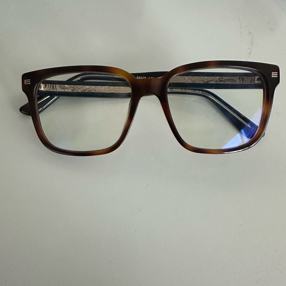 ETRO Tortoise Shell Square Glasses